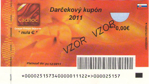 Chèque Déjeuner Darčekový kupón Cadhoc